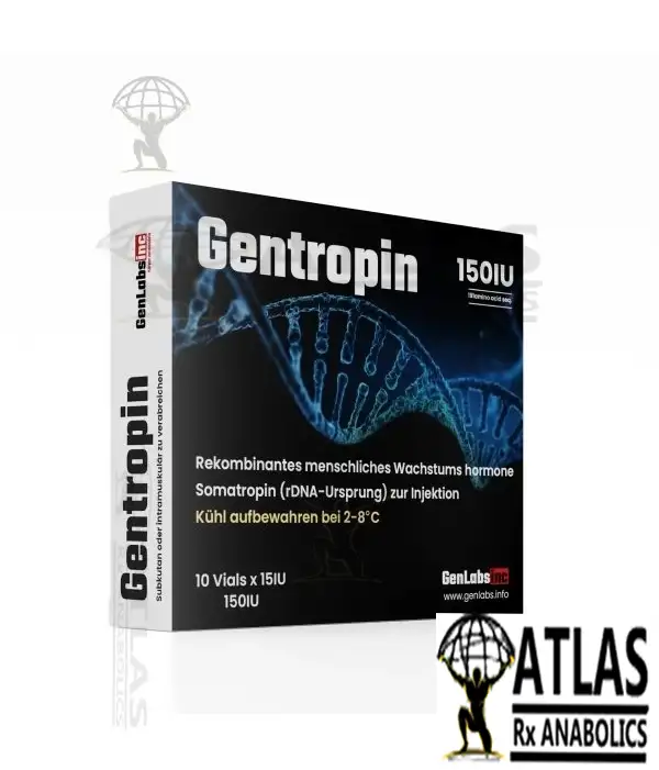 GENTROPIN SOMATROPIN 150IU HGH KIT WITH BAC