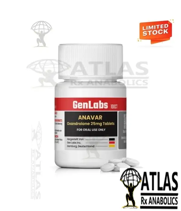 ANAVAR OXANDROLONE 25MG PER TAB – 100 TAB
